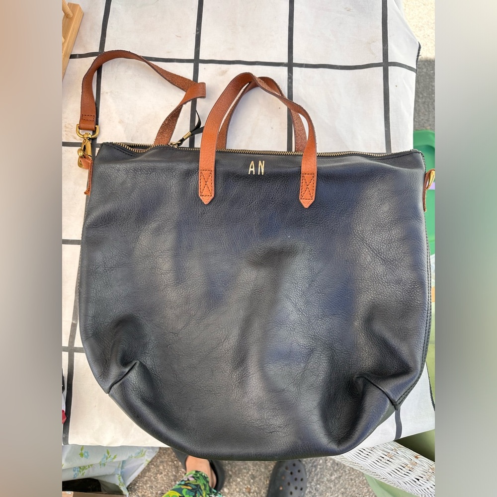 Leather bag by Madewell